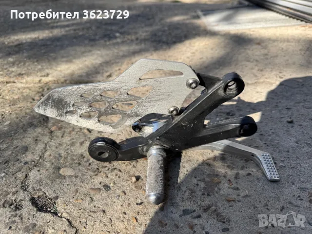 BMW S1000RR Brake pedal, Footpeg plate right, 35217717643, 46717708574, 46717708632