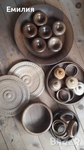 ръчно правени дървени купи и чинии, снимка 3 - Декорация за дома - 43439320