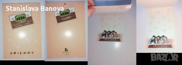 Лот книга,списание,тефтер и плакати на Приятели, снимка 7 - Други - 52679384