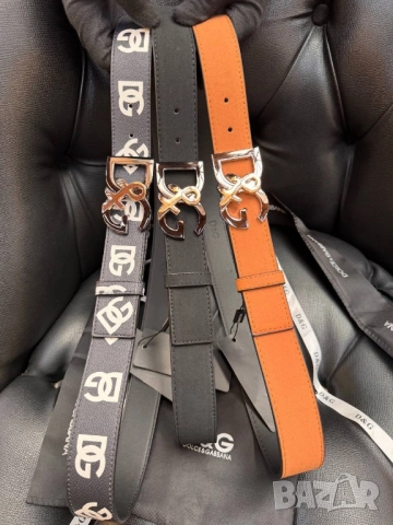 колани от естествена кожа с кутия, сертификат и торбичка dolce gabbana , снимка 3 - Колани - 51924883
