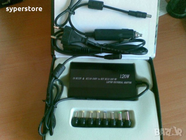 Адаптер зарядно за лаптоп. 100w Meind Notebook power adapter Захранване 220v / 12v, снимка 6 - Захранвания и кутии - 8904720