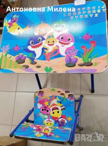 Комплект маса и стол за деца с дизайн Принцеси, снимка 8 - Мебели за детската стая - 32193521