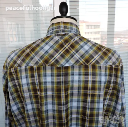 Schoffel - мъжка карирана риза за туризъм с дълъг ръкав размер XXL, снимка 8 - Ризи - 49781491