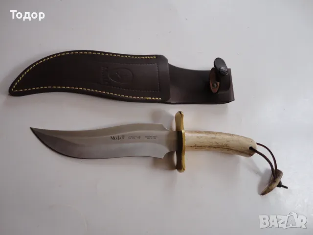 Невероятен ловен испански нож Apache рогова дръжка , снимка 5 - Ножове - 48365466