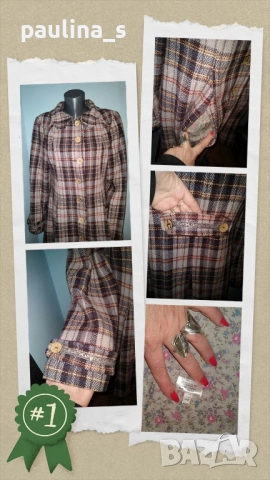 Два броя / "Spiegel" и "container" / Винтидж вълнено палто / Изключително Рядка находка , снимка 16 - Палта, манта - 48000791