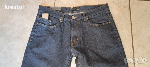 zara man denim wear размер 32 мъжки дънки цвят мастило jeans, снимка 7 - Дънки - 40473375