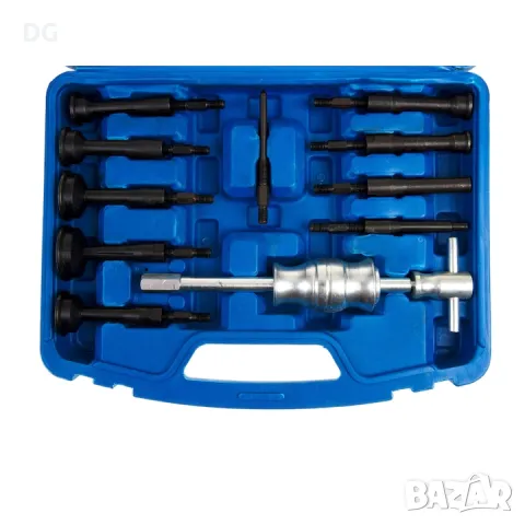 Преса за вътрешни лагери с плъзгащ чук 8 – 58 мм 16 бр, снимка 3 - Аксесоари и консумативи - 48107642