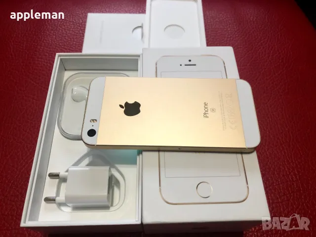 Apple iPhone SE 32Gb Gold Фабрично отключен Айфон телефон, снимка 4 - Apple iPhone - 49559057