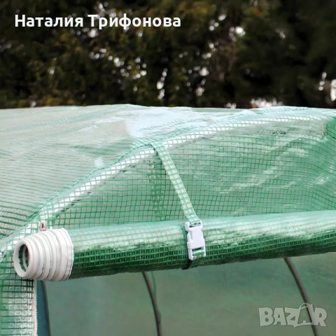 Резервно покривало за оранжерия 3x2x2м – Армирано UV , с цип и прозорци (без рамка), снимка 8 - Други - 53401370