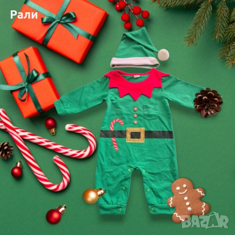 Коледен ромпър