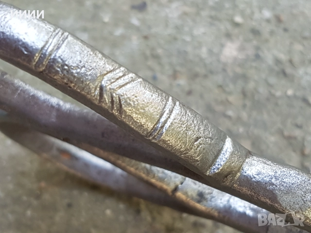 Майсторска ножица златни набивки 1866г, снимка 4 - Антикварни и старинни предмети - 52583096