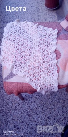 Плетена покривка на една кука , снимка 3 - Покривки за маси - 32989955
