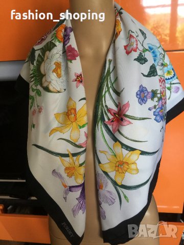 Шал с флорални мотиви, снимка 8 - Шалове - 37448434