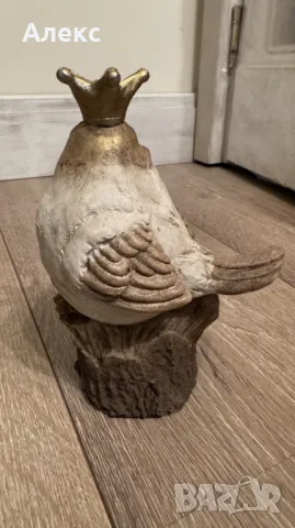 Голямо, обемно пиле с корона– Италия, 20см/ 14см, снимка 4 - Статуетки - 49049158