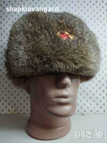 11-Руска шапка заешки калпак , снимка 3 - Шапки - 43328085