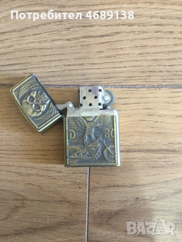 Бензинова запалка с череп, снимка 5 - Запалки - 52866586