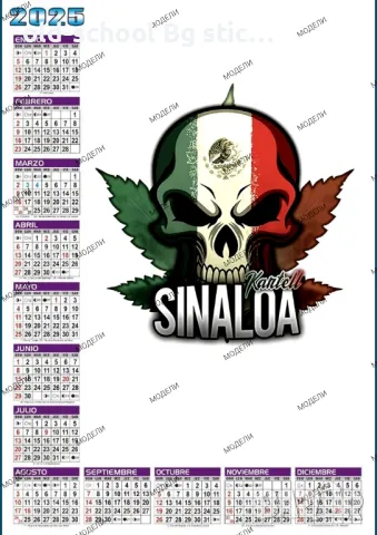 Календари 2025 'Mexican Cartels', снимка 1