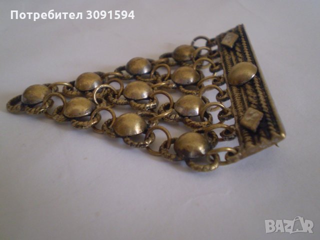 Възрожденска брошка, снимка 3 - Антикварни и старинни предмети - 35081471