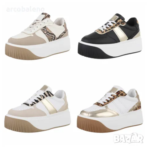 Дамски ниски кецове, 4цвята 