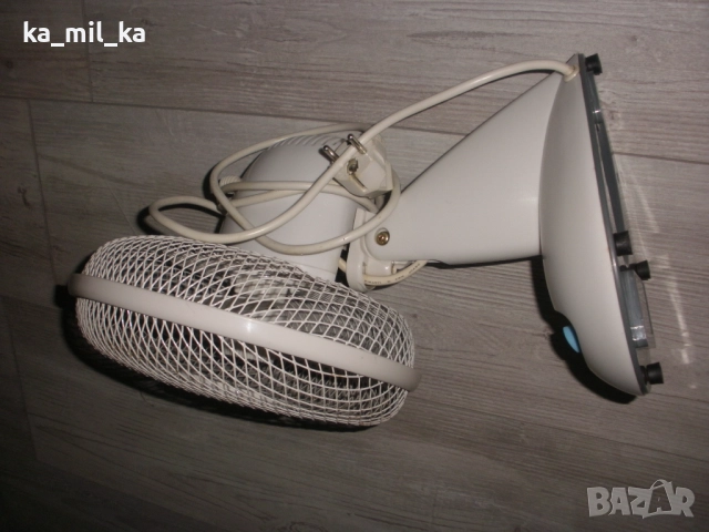 Настолен вентилатор - работещ, снимка 7 - Вентилатори - 52567678