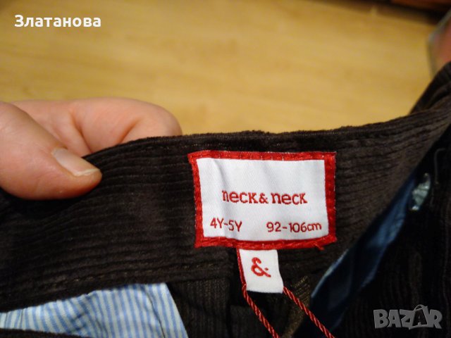 Джинси за момче Neck Neck 4-5 г/ 2 бр., снимка 3 - Детски панталони и дънки - 43330491