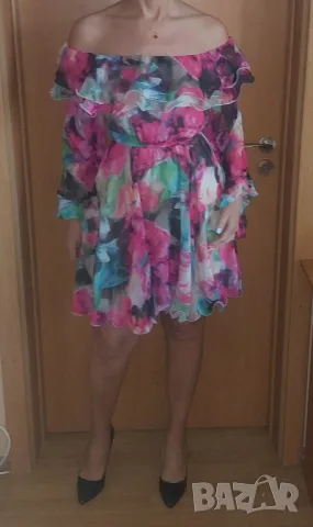 Рокля от шифон Fervente , снимка 6 - Рокли - 50026054