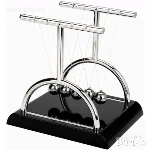 ЛЮЛКАТА МАХАЛОНА НЮТОН. БЛЪСКАЩИ ТОПЧЕТА. ПЕРПЕТУУМ МОБИЛЕ. МАХАЛО ЛЮЛКА НА НЮТОН PERPETUUM MOBILE, снимка 5 - Декорация за дома - 30958622