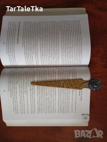 Книгоразделител сребро разделител на страници, снимка 3 - Нумизматика и бонистика - 51905759