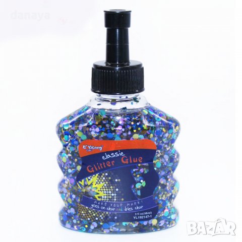 3070 Лепило с брокатени частици Glitter Glue, 88 ml, снимка 6 - Ученически пособия, канцеларски материали - 37783607