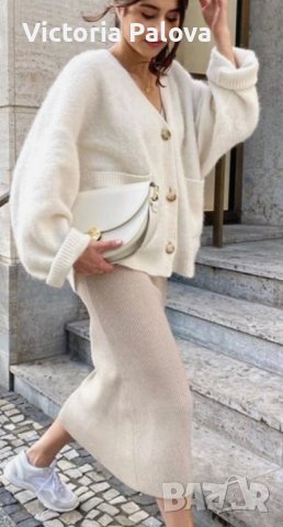 Красива нежна жилетка памук, снимка 16 - Жилетки - 40503976