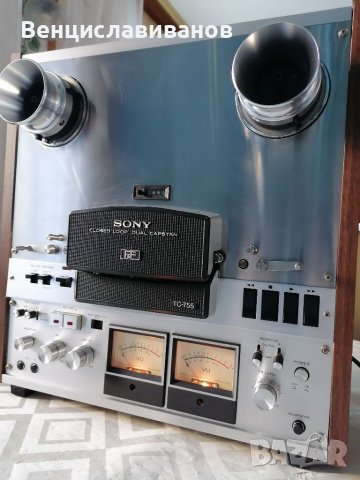 Магнетофон - SONY TC - 755 , снимка 6 - Декове - 39135581