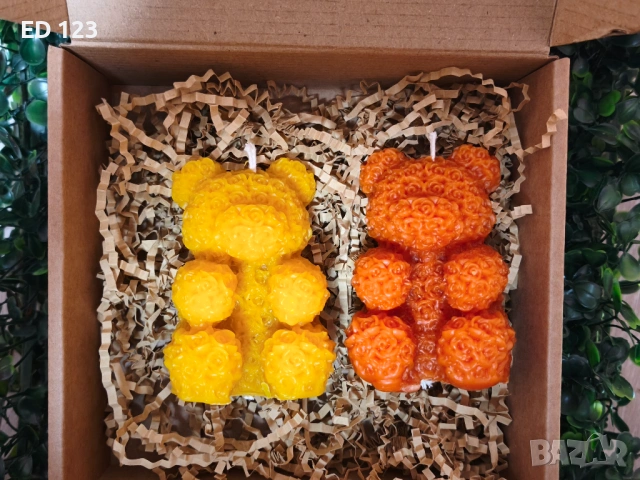 Свещи -Свети Валентин- от натурален пчелен восък, снимка 5 - Други - 53230948