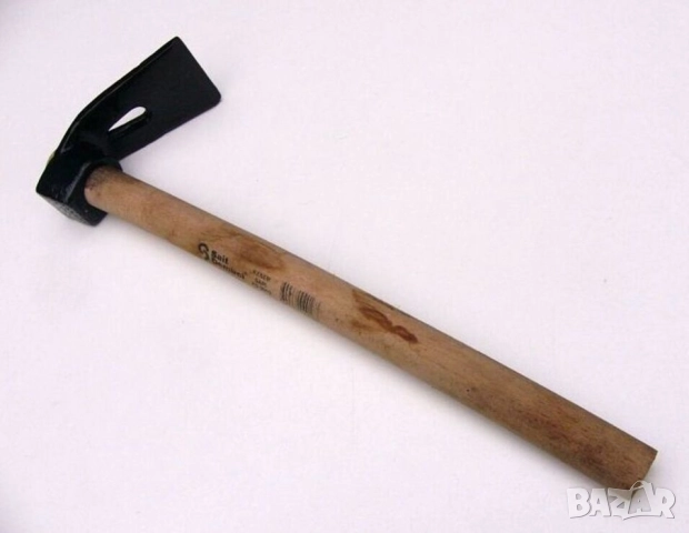 Оригинална Класическа Българска Дърводелска ТЕСЛА 780 грама в к-т с дървена дръжкa сап 430 мм БАРТЕР, снимка 5 - Други инструменти - 50074685