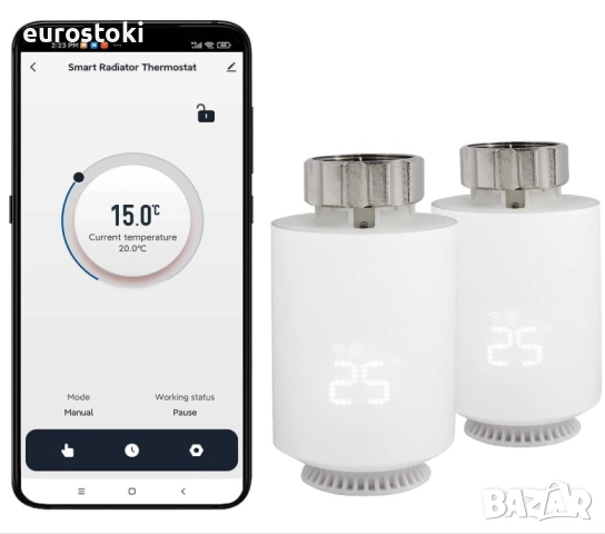 Комплект WiFi термоглави за радиатор Sewens Smarthome ME167