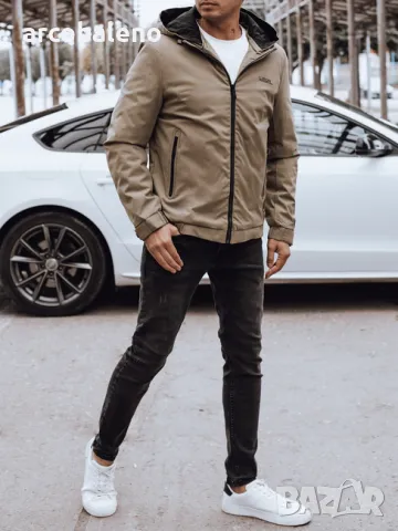 Мъжко преходно яке с качулка, 5цвята , снимка 16 - Якета - 47359549