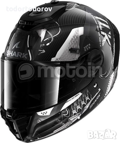 Мото Каска за мотор SHARK SPARTAN RS CARBON XBOT Black/White