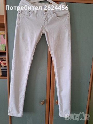Дамски изчистен бял панталон , снимка 4 - Панталони - 40625818