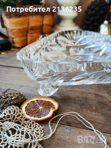 Кристална кипа, снимка 2 - Сервизи - 52632598
