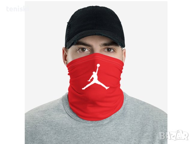  12 в 1 ! Бандана за лице с NIKE JORDAN ADIDAS принт , снимка 4 - Други - 31524540