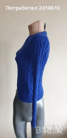 POLO Ralph Lauren Cable Pima Cotton Size XS НОВО! ОРИГИНАЛ! Дамски Пуловер!, снимка 5 - Блузи с дълъг ръкав и пуловери - 48224046