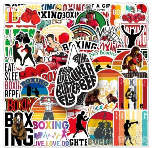 50 бр бокс самозалепващи лепенки стикери за украса декор картонена торта ръчна изработка, снимка 4 - Други - 49471405