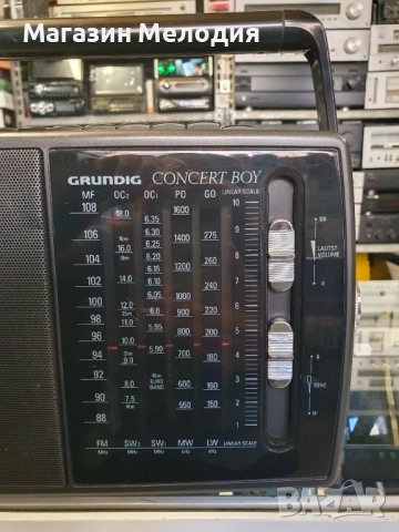 Радио Grundig Concert Boy 230 В перфектно техническо и много добро визуално състояние., снимка 3 - Радиокасетофони, транзистори - 51169496