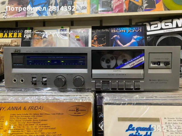 Касетен Дек JVC KD-V11 Сервизиран отличен, снимка 2 - Декове - 48297773