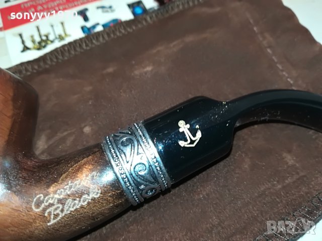 ДЪРВЕНА ЛУКСОЗНА ЛУЛА С ЛОГО И КЕЙС 0205231820, снимка 13 - Лули - 40565799