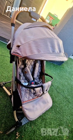 Бебешка лятна количка Chipolino City бежов цвят, снимка 2 - Детски колички - 52870904