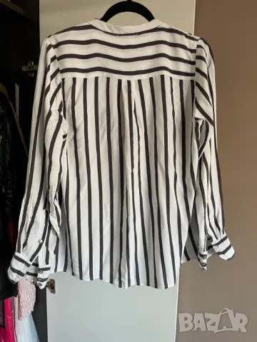 Amisu Дамска раирана риза, М, снимка 2 - Ризи - 49535976