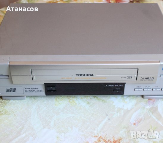 Видеорекордер - Toshiba V-E38 Multi-System, снимка 2 - Плейъри, домашно кино, прожектори - 38367215