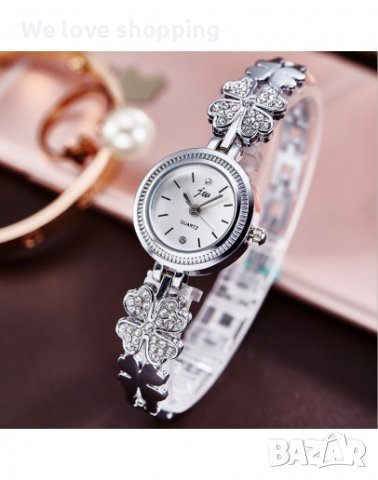 Дамски часовник с детелинки, 2 модела (005), снимка 1 - Дамски - 40087986
