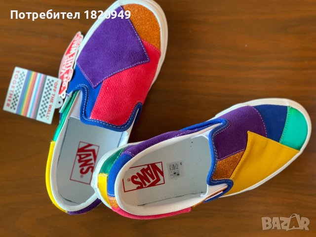 Нови обувки. Vans Slip On UA Classi Mischfarbe, снимка 4 - Дамски ежедневни обувки - 38438162