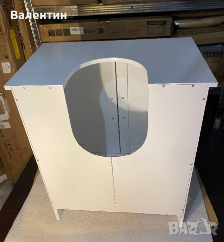 Шкаф за баня от MDF, снимка 2 - Шкафове - 52583442